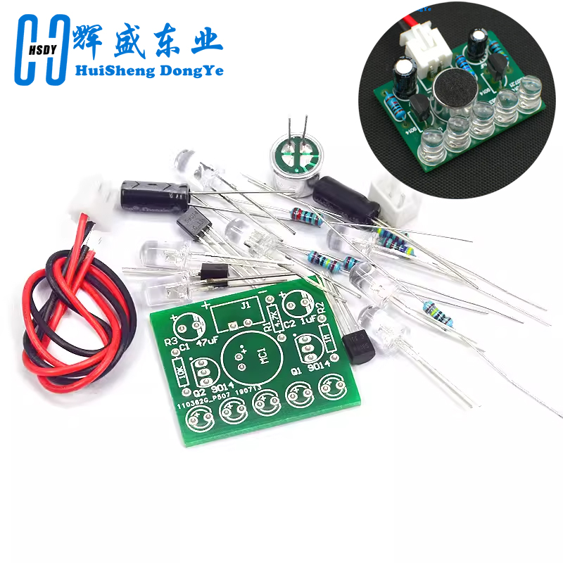 Diy Electronics Learning Kit - Lampu kontrol diaktifkan suara 3V-5.5V modul