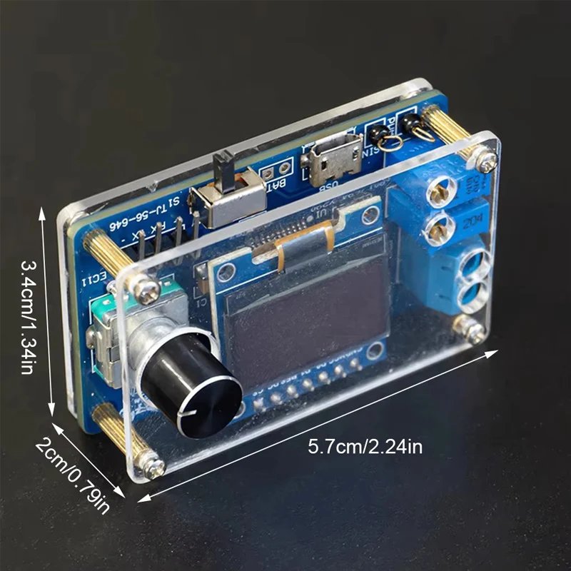 Oscilloscope Dso Mini - STC8K8A Kit Mikrokontroler DIY Mini-DSO LCD