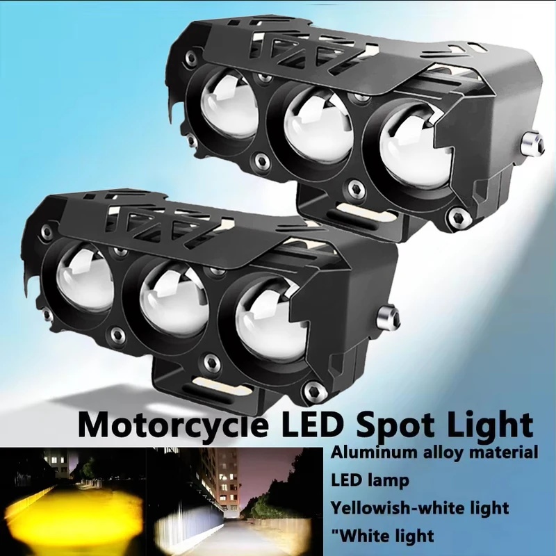 Diy Lamp Electronics - Lampu Sorot LED Motor Dua Warna