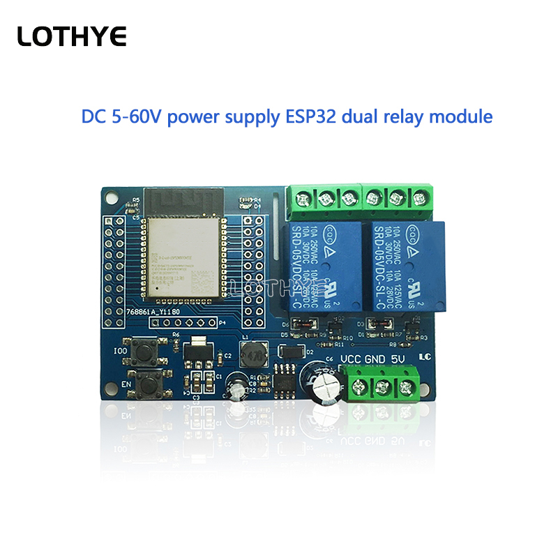 Esp32 Wifi Bluetooth - Modul Relay Wifi Bluetooth Dual Channel