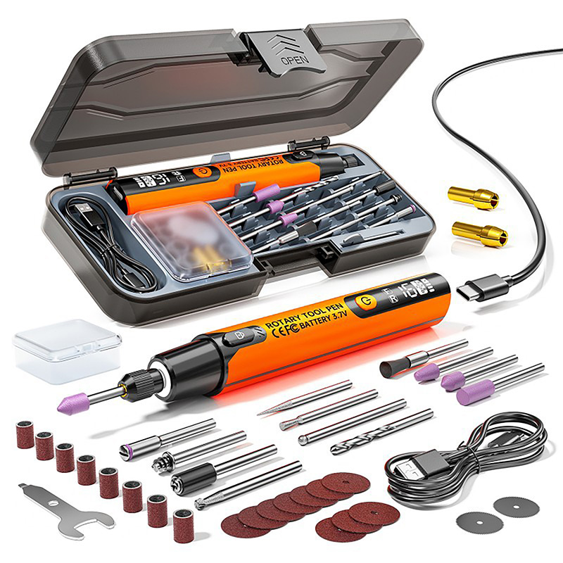 Diy Electronics Power Supply - Kit Alat Rotary Tanpa Kabel 6-Kecepatan,