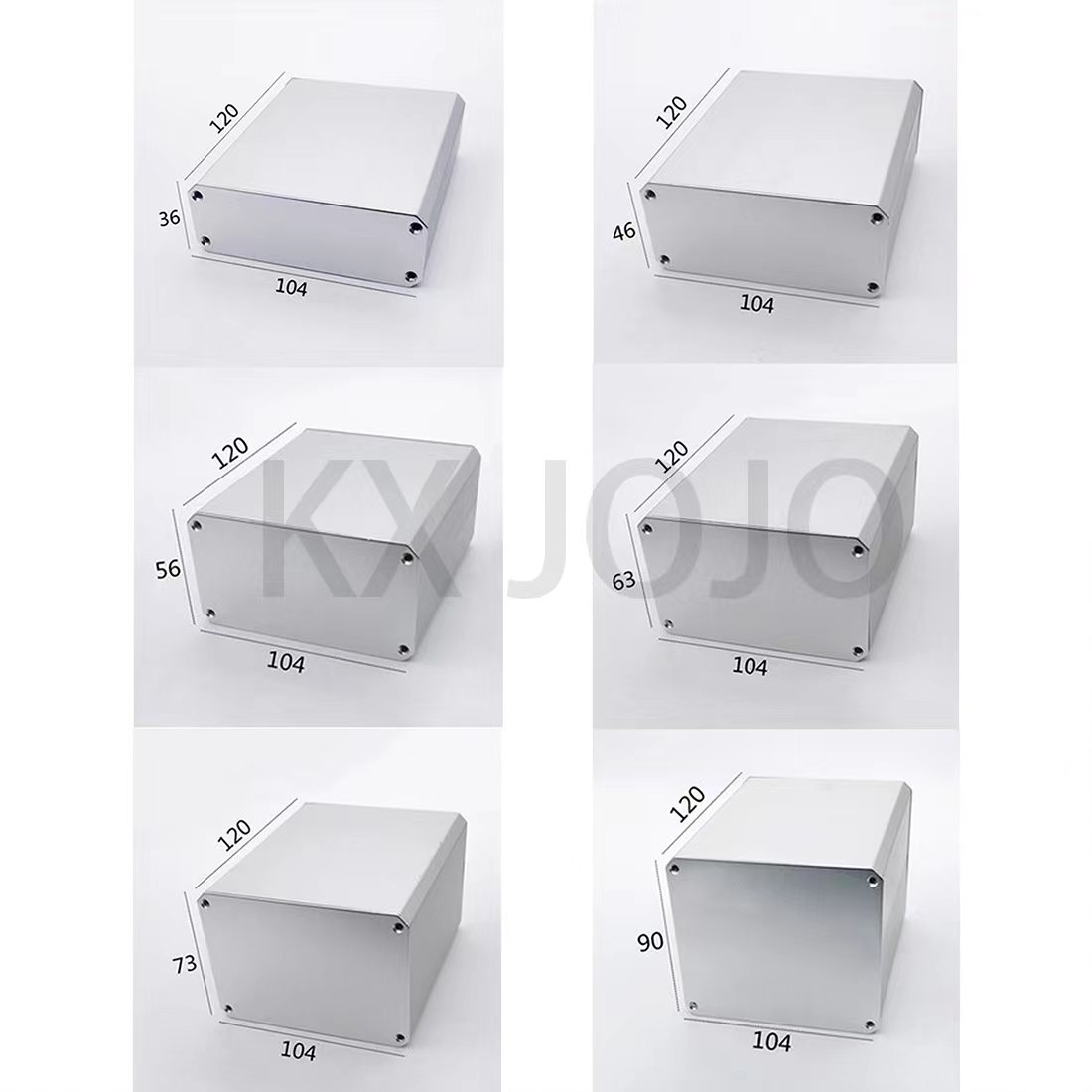 Diy Electronics Projects - Aluminium Kandang 104*36/46/56/63/73/90*120Mm Kotak Instrumen PCB