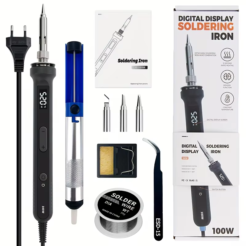 Diy Electronics Circuits - Kit Solder Digital 100W, Alat Las