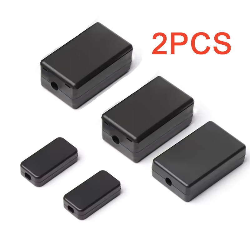 Diy Electronics Websites - 2 Buah Kotak Hitam Plastik Tahan