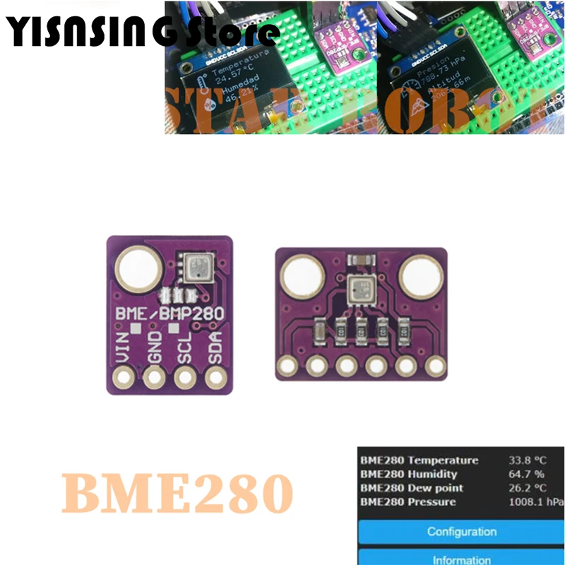 Bme280 Humidity Sensor - BME280 modul tekanan barometrik, modul Sensor