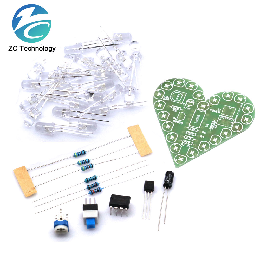Diy Electronics Learning Kit - Kit DIY Kit Lampu Pernafasan Bentuk