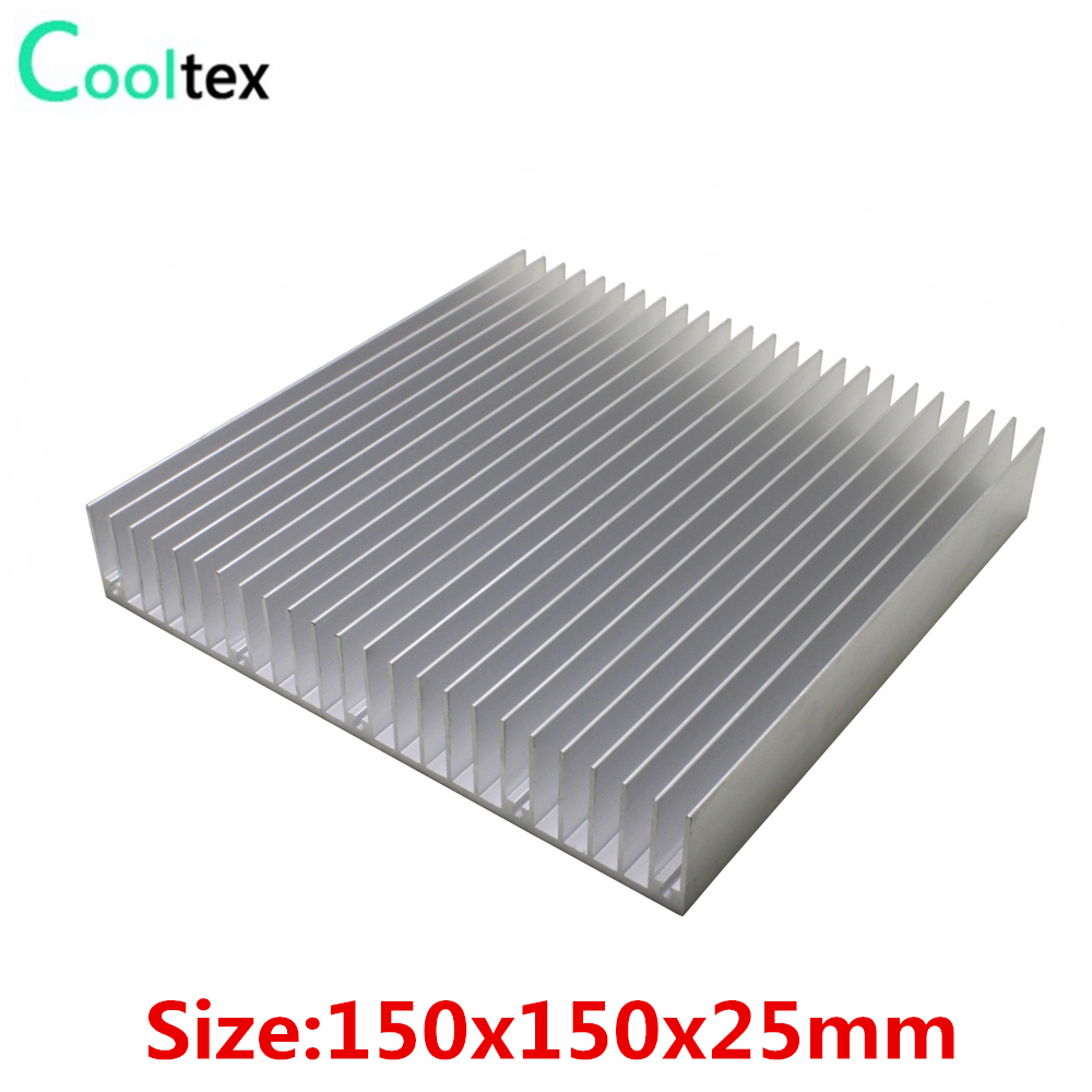 Diy Electronics Circuits - 150X150X25 Mm DIY Aluminium Heatsink Heat