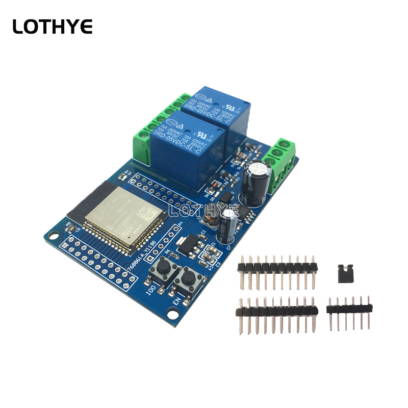 Modul Relay Wifi Bluetooth Dua - Esp32 Wifi Bluetooth ulasan dan harga
