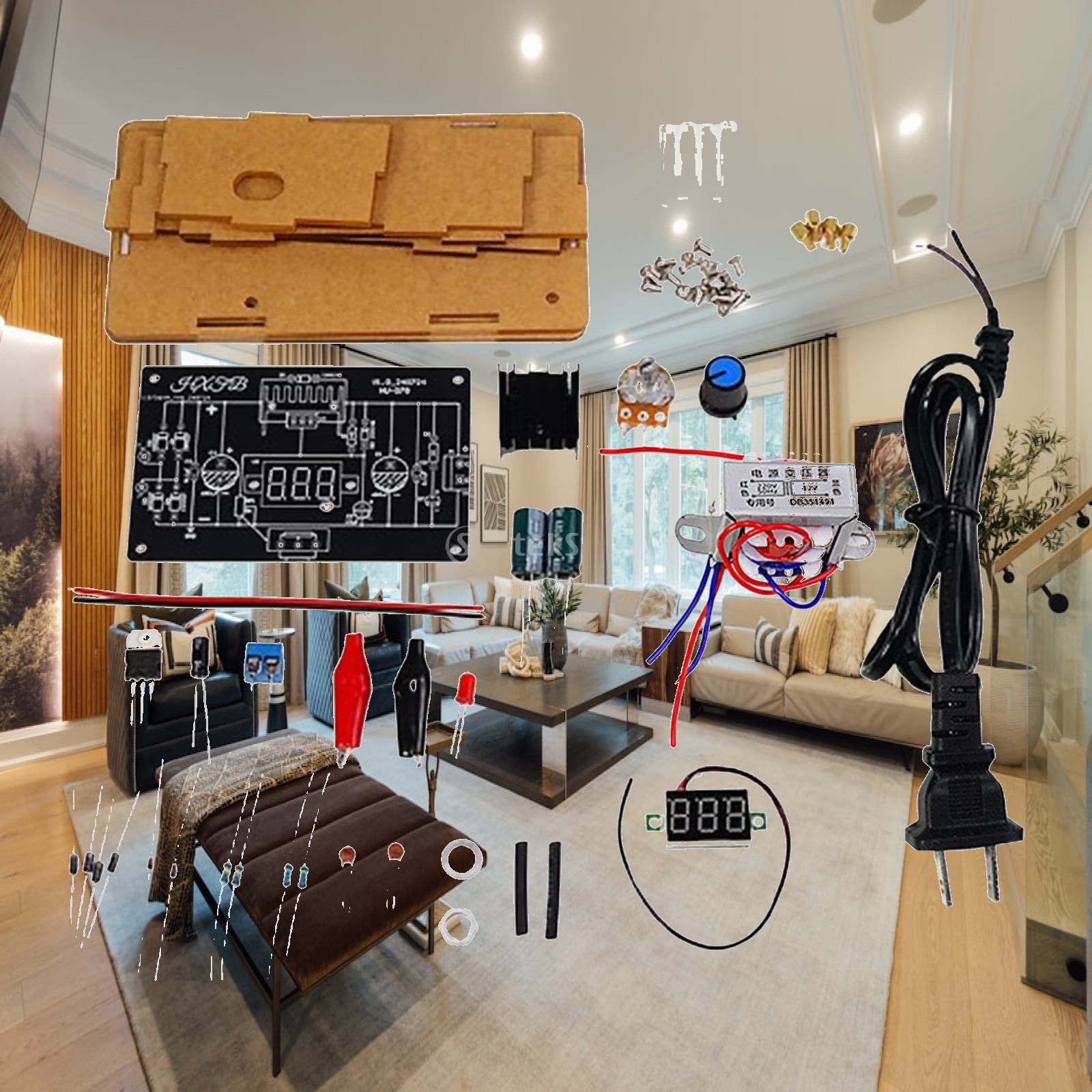 Papan Latihan Penyolderan Baha - Diy Electronics Workshop ulasan dan harga
