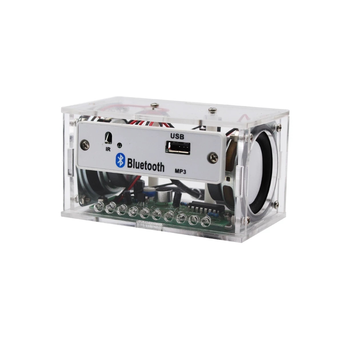Kit Speaker Bluetooth DIY Puti - Diy Electronics Learning Kit ulasan dan harga