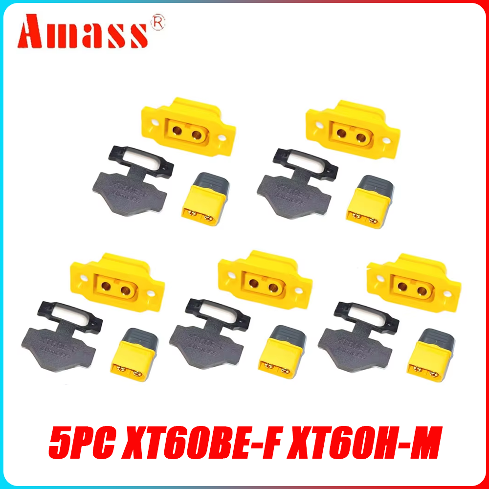 5 Buah Baterai Amass XT60BE-F  - Diy Electronics Power Supply ulasan dan harga
