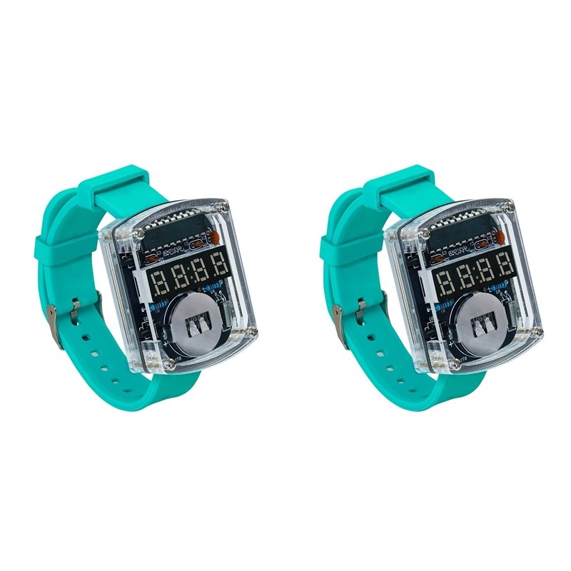 2X Kit Jam Tangan LED DIY Elek - Diy Electronics Learning Kit ulasan dan harga