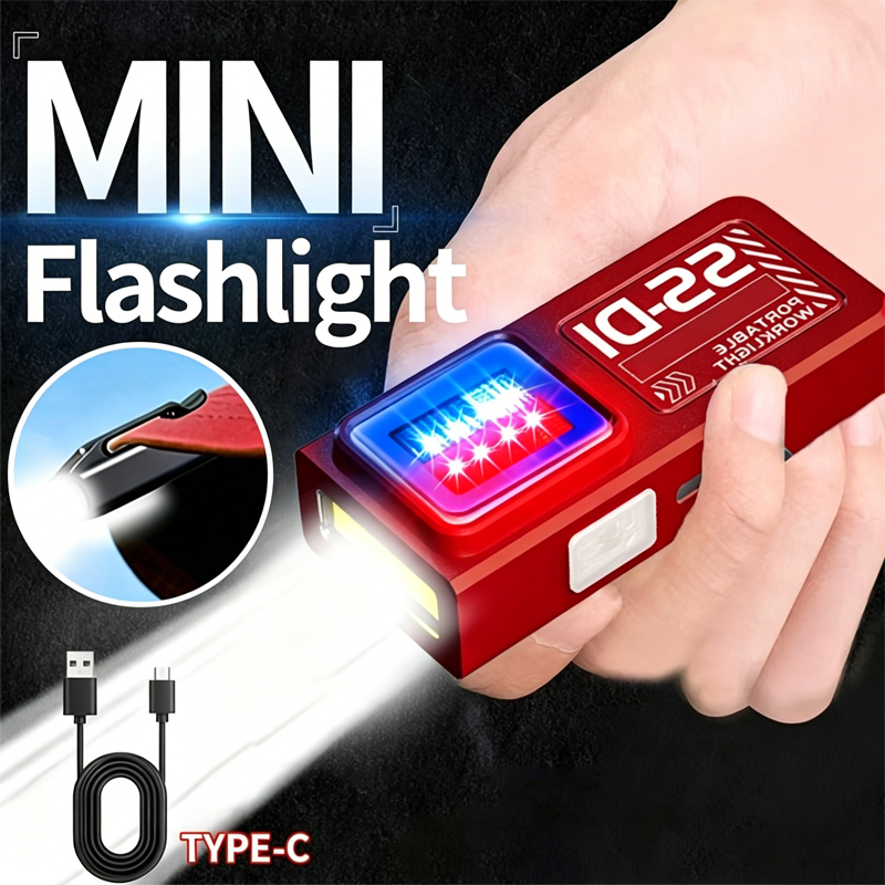 1/2 Buah Senter LED COB Mini L - Diy Lamp Electronics ulasan dan harga