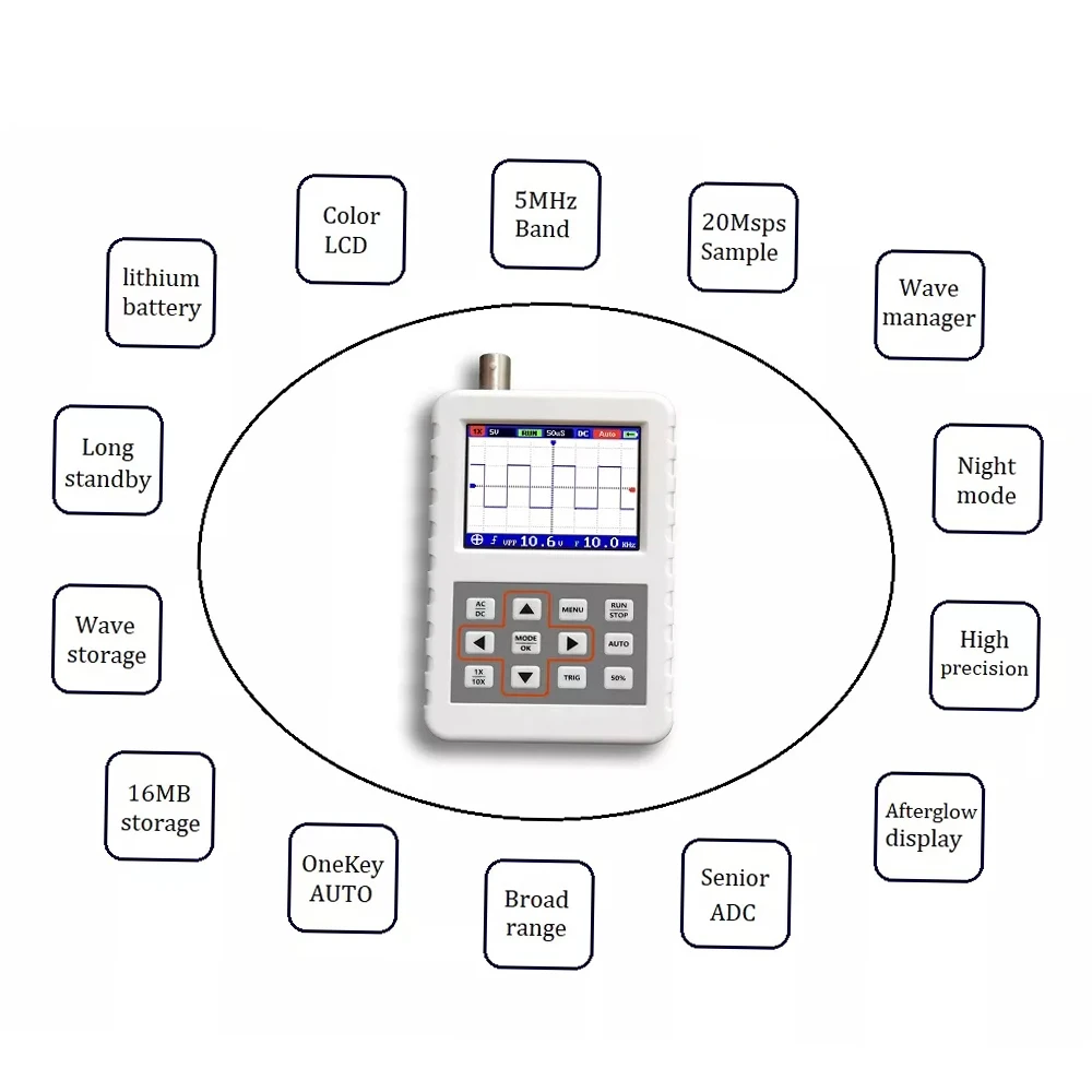 Osiloskop Digital DSO PRO Port - Oscilloscope Dso Mini ulasan dan harga