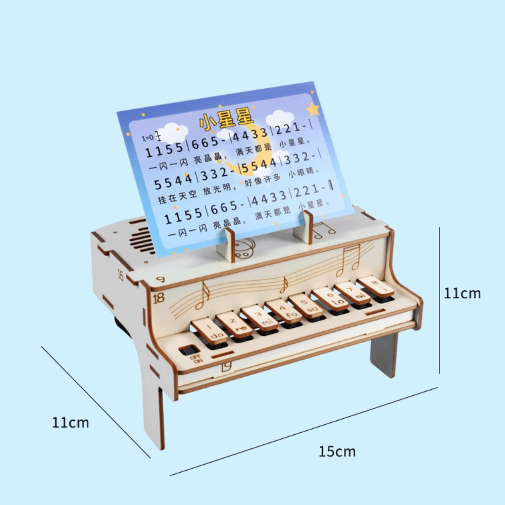 Kit Perakitan Model Piano Elek - Diy Electronics Learning Kit ulasan dan harga