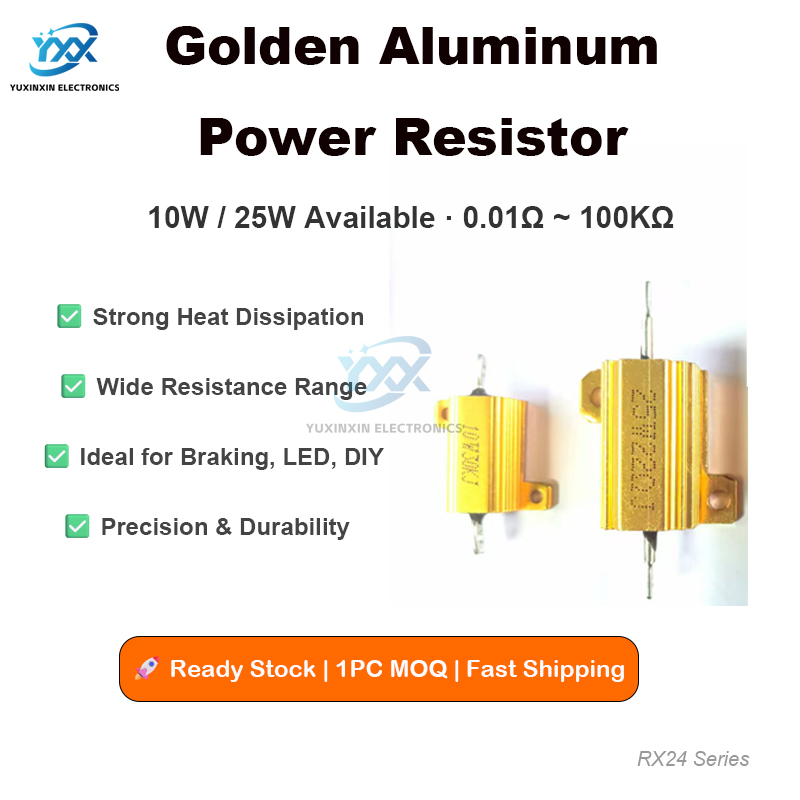 1 Buah Resistor Daya RX24 10W  - Diy Electronic Load ulasan dan harga