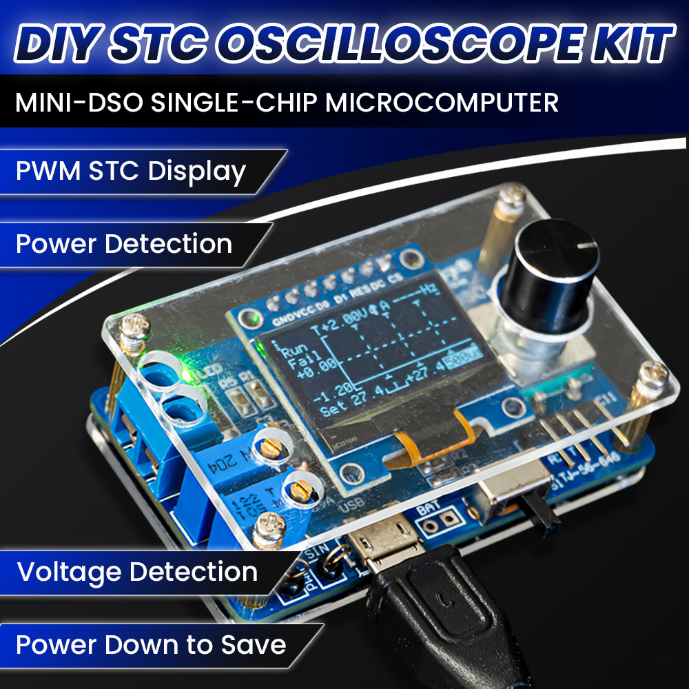 Kit elektronik osiloskop Digit - Oscilloscope Dso Mini ulasan dan harga